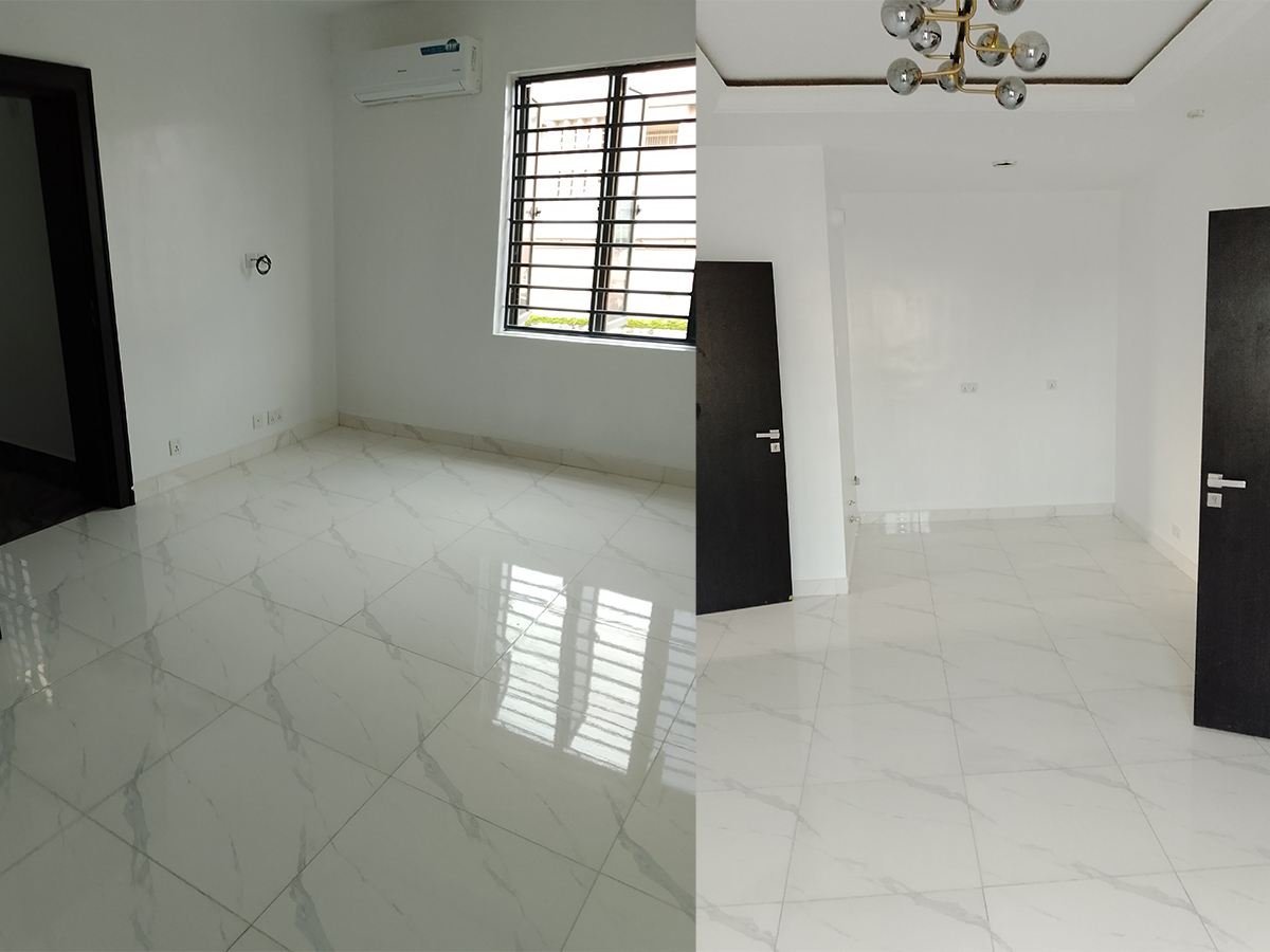 Finished room ready for handover — Sterling Cleaning, Abuja